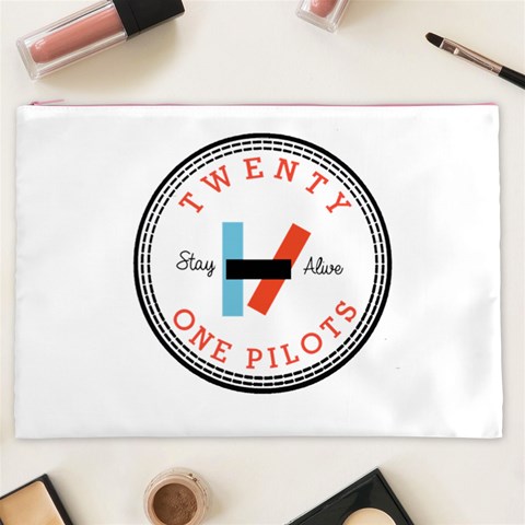Twenty One Pilots  Cosmetic Bag (XXL) from ArtsNow.com Front