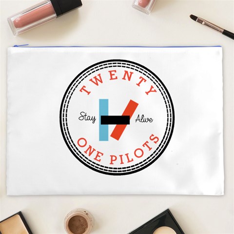 Twenty One Pilots  Cosmetic Bag (XXL) from ArtsNow.com Front