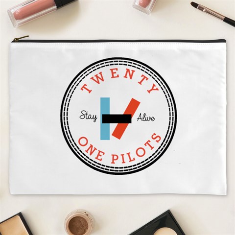 Twenty One Pilots  Cosmetic Bag (XXXL) from ArtsNow.com Front
