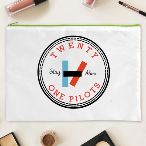 Twenty One Pilots  Cosmetic Bag (XXXL) from ArtsNow.com Front