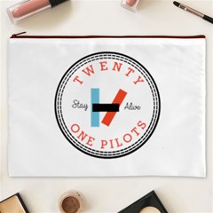 Twenty One Pilots  Cosmetic Bag (XXXL) from ArtsNow.com Front