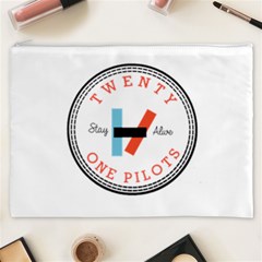 Twenty One Pilots  Cosmetic Bag (XXXL) from ArtsNow.com Front