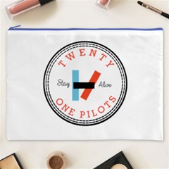 Twenty One Pilots  Cosmetic Bag (XXXL) from ArtsNow.com Front