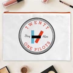 Twenty One Pilots  Cosmetic Bag (XXXL) from ArtsNow.com Front