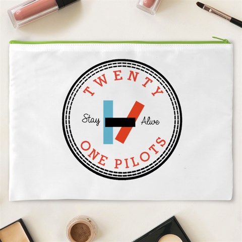 Twenty One Pilots  Cosmetic Bag (XXXL) from ArtsNow.com Back