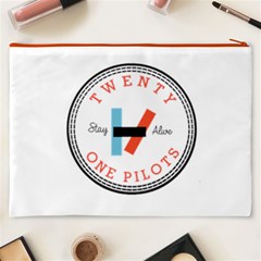 Twenty One Pilots  Cosmetic Bag (XXXL) from ArtsNow.com Back