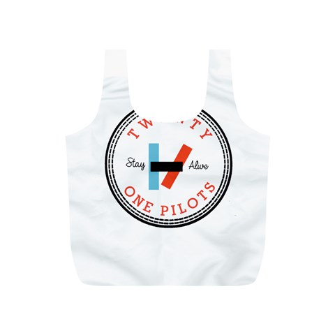 Twenty One Pilots  Full Print Recycle Bag (S) from ArtsNow.com Back