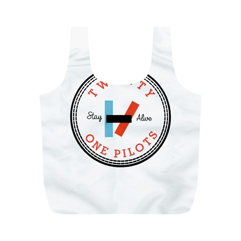 Twenty One Pilots  Full Print Recycle Bag (M) from ArtsNow.com Front