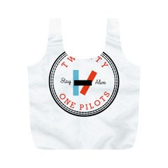 Twenty One Pilots  Full Print Recycle Bag (M) from ArtsNow.com Back