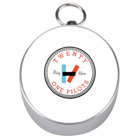 Twenty One Pilots  Silver Compass from ArtsNow.com Front