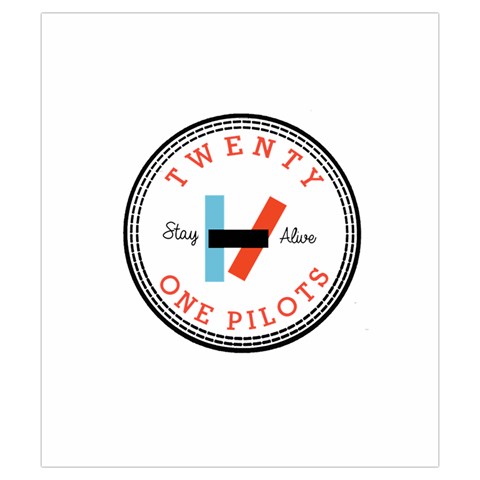 Twenty One Pilots  Drawstring Pouch (Small) from ArtsNow.com Front