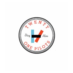 Twenty One Pilots  Drawstring Pouch (Medium) from ArtsNow.com Back