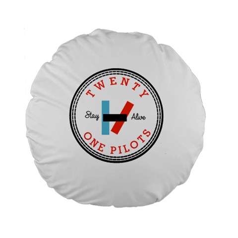 Twenty One Pilots  Standard 15  Premium Flano Round Cushion  from ArtsNow.com Front