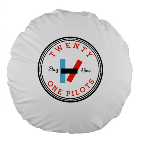 Twenty One Pilots  Large 18  Premium Flano Round Cushion  from ArtsNow.com Front