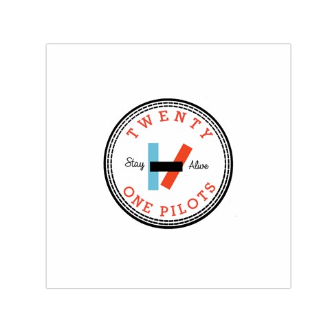 Twenty One Pilots  Small Satin Scarf (Square) from ArtsNow.com Front