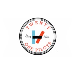 Twenty One Pilots  Yoga Cropped Leggings from ArtsNow.com Waistband Front
