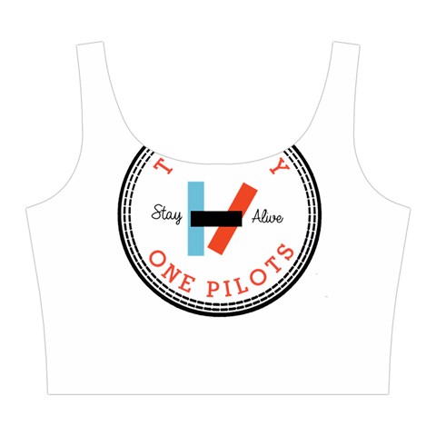 Twenty One Pilots  Midi Sleeveless Dress from ArtsNow.com Top Back