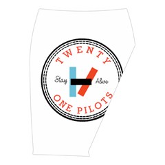 Twenty One Pilots  Midi Wrap Pencil Skirt from ArtsNow.com  Front Right 