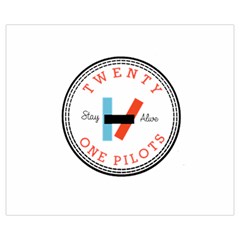 Twenty One Pilots  Medium Zipper Tote Bag from ArtsNow.com Front