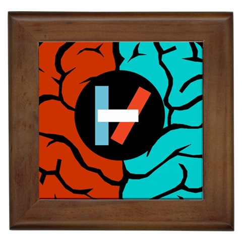 Twenty One Pilots Framed Tile from ArtsNow.com Front