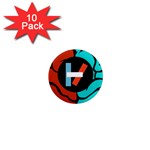 Twenty One Pilots 1  Mini Magnet (10 pack) 