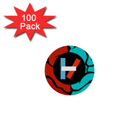 Twenty One Pilots 1  Mini Button (100 pack)  from ArtsNow.com Front