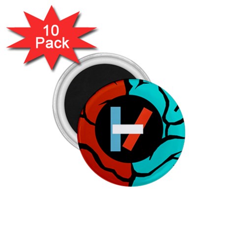 Twenty One Pilots 1.75  Magnet (10 pack)  from ArtsNow.com Front