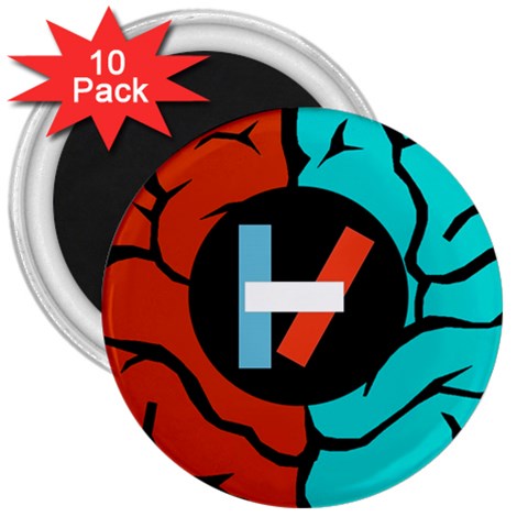 Twenty One Pilots 3  Magnet (10 pack) from ArtsNow.com Front