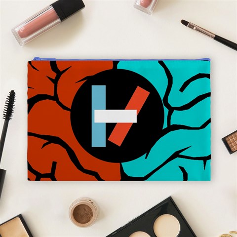 Twenty One Pilots Cosmetic Bag (Large) from ArtsNow.com Front