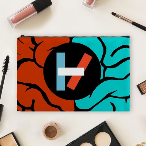 Twenty One Pilots Cosmetic Bag (Large) from ArtsNow.com Front