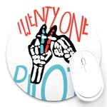 Twenty One Pilots Round Mousepad