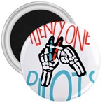 Twenty One Pilots 3  Magnet