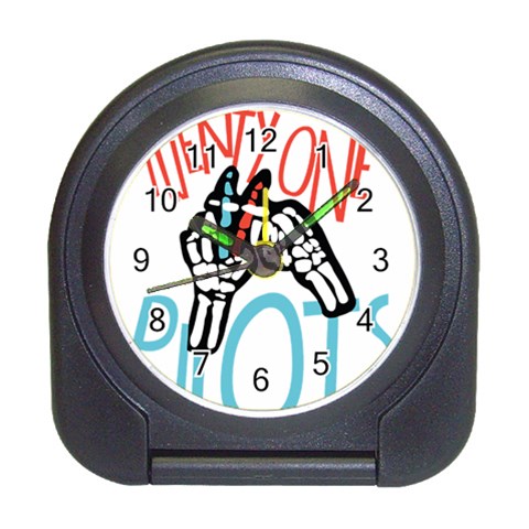 Twenty One Pilots Travel Alarm Clock from ArtsNow.com Front