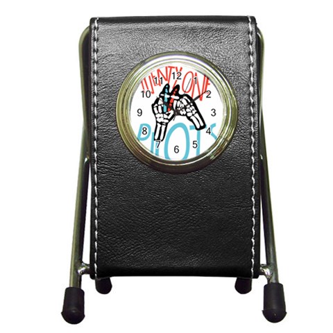 Twenty One Pilots Pen Holder Desk Clock from ArtsNow.com Front