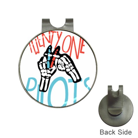 Twenty One Pilots Golf Ball Marker Hat Clip from ArtsNow.com Front