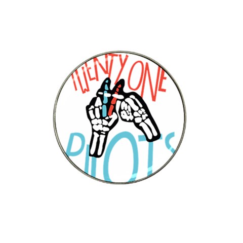 Twenty One Pilots Hat Clip Ball Marker from ArtsNow.com Front