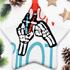 Twenty One Pilots Star Ornament (Two Sides) from ArtsNow.com Back
