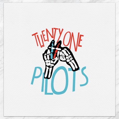 Twenty One Pilots Canvas 12  x 12  from ArtsNow.com 11.4 x11.56  Canvas - 1