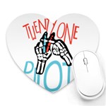 Twenty One Pilots Heart Mousepad