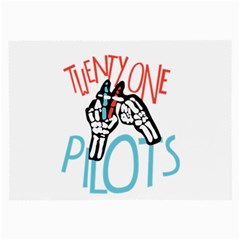 Twenty One Pilots Large Glasses Cloth (2 Sides) from ArtsNow.com Front