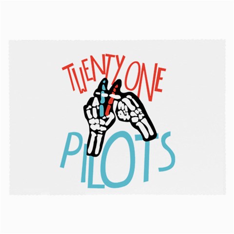 Twenty One Pilots Large Glasses Cloth (2 Sides) from ArtsNow.com Back