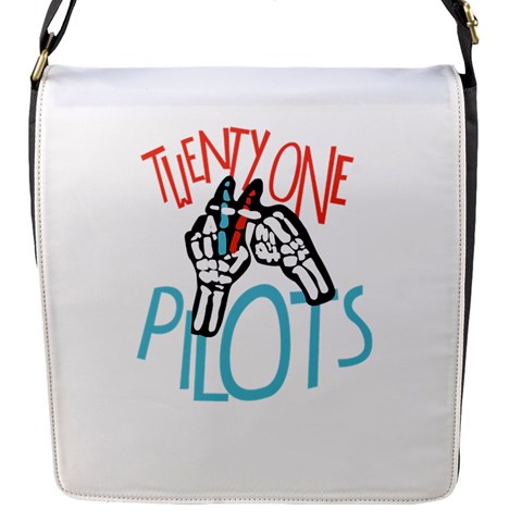 Twenty One Pilots Flap Closure Messenger Bag (S) from ArtsNow.com Front