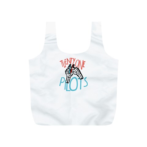 Twenty One Pilots Full Print Recycle Bag (S) from ArtsNow.com Back