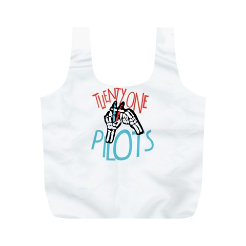 Twenty One Pilots Full Print Recycle Bag (M) from ArtsNow.com Front