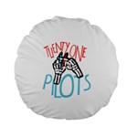Twenty One Pilots Standard 15  Premium Flano Round Cushion 