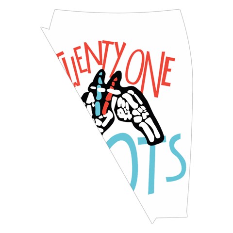 Twenty One Pilots Midi Wrap Pencil Skirt from ArtsNow.com Front Left