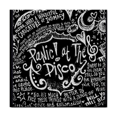 Panic ! At The Disco Lyric Quotes Tile Coaster from ArtsNow.com Front