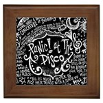 Panic ! At The Disco Lyric Quotes Framed Tile