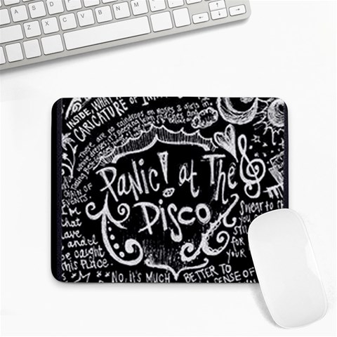 Panic ! At The Disco Lyric Quotes Small Mousepad from ArtsNow.com Front