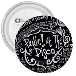 Panic ! At The Disco Lyric Quotes 3  Button